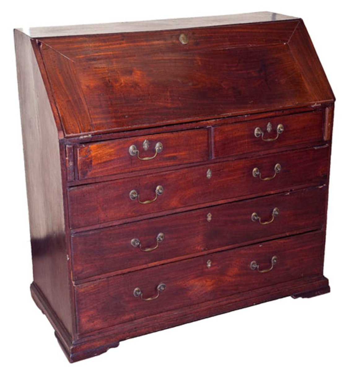 English-Slant-Top-Desk-c-1750-1780,-State-Museum-of-Harrisburg,-Pennsylvania