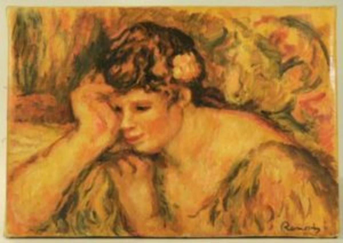 small painting by Pierre Auguste Renoir