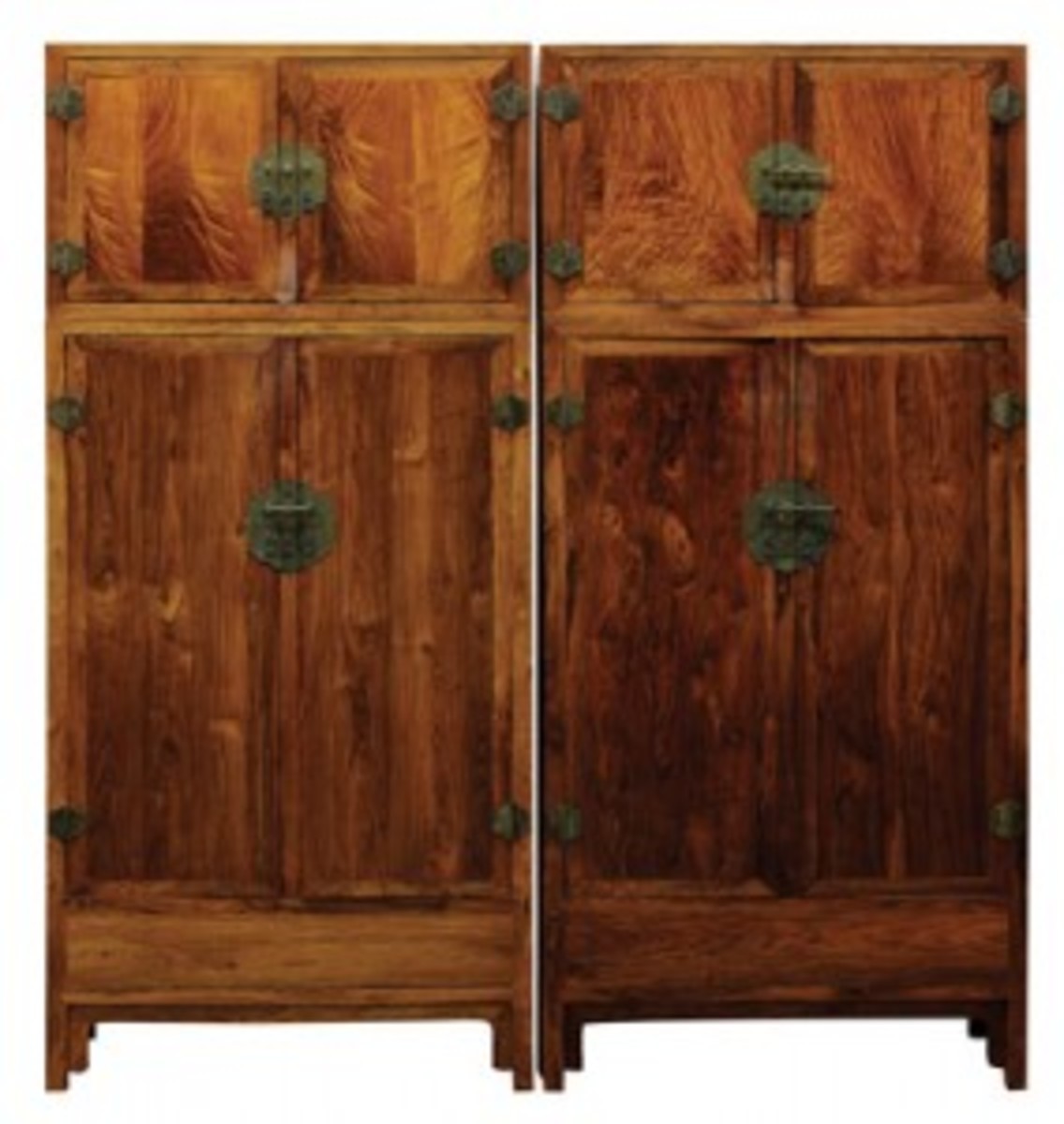 Chinese hardwood and huanghuali compound cabinets