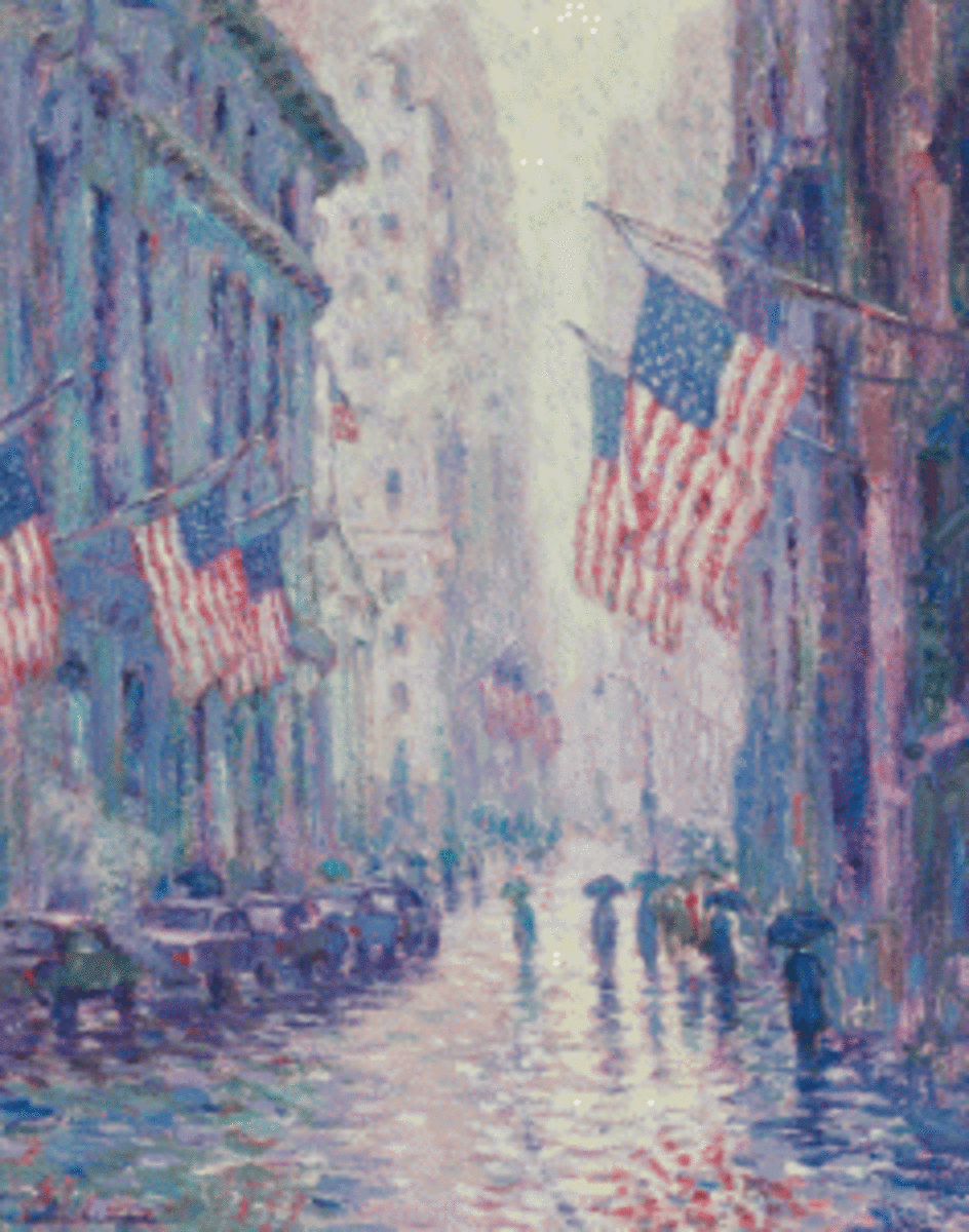 Wall Street painting