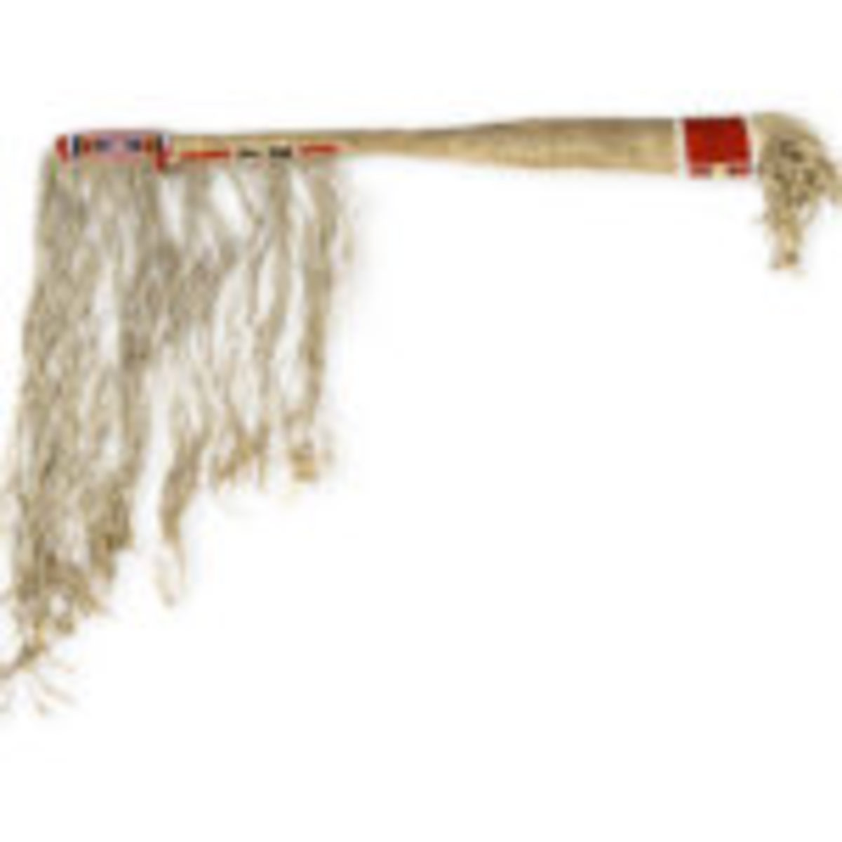 Northern Plains/Crow buffalo hide rifle scabbard with seed and pony beads, body and fringe buffalo hide.