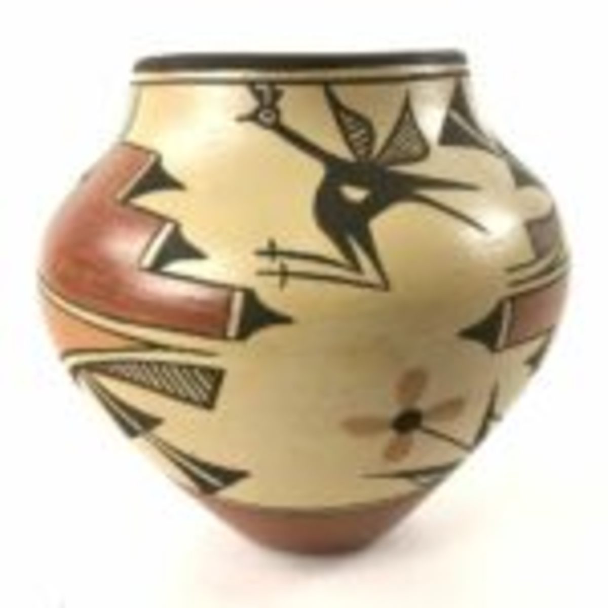 Elizabeth Medina Zia Pottery vase