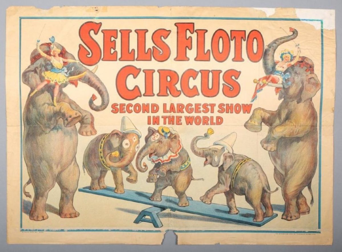 Sells Floto Circus poster