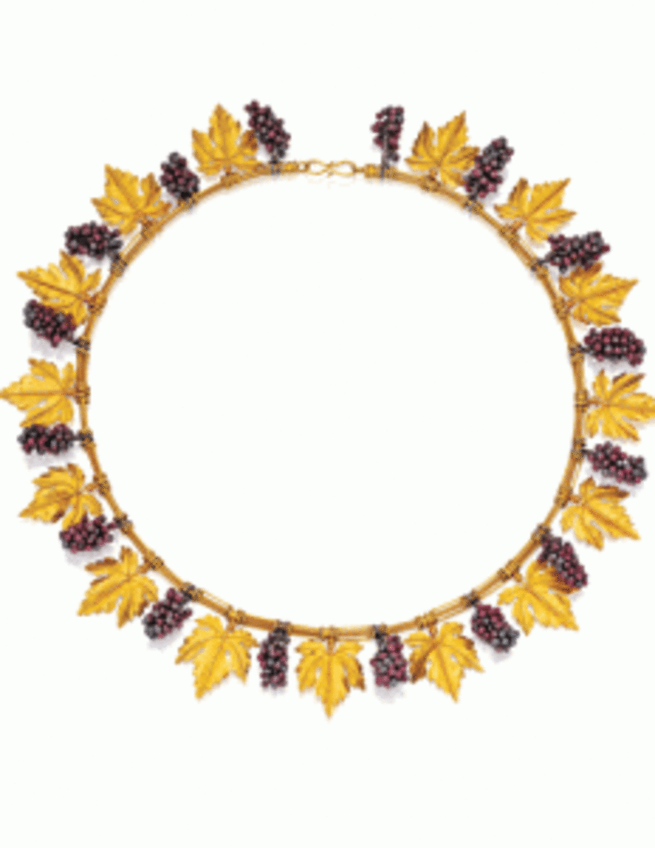 Castellani grapevine necklace