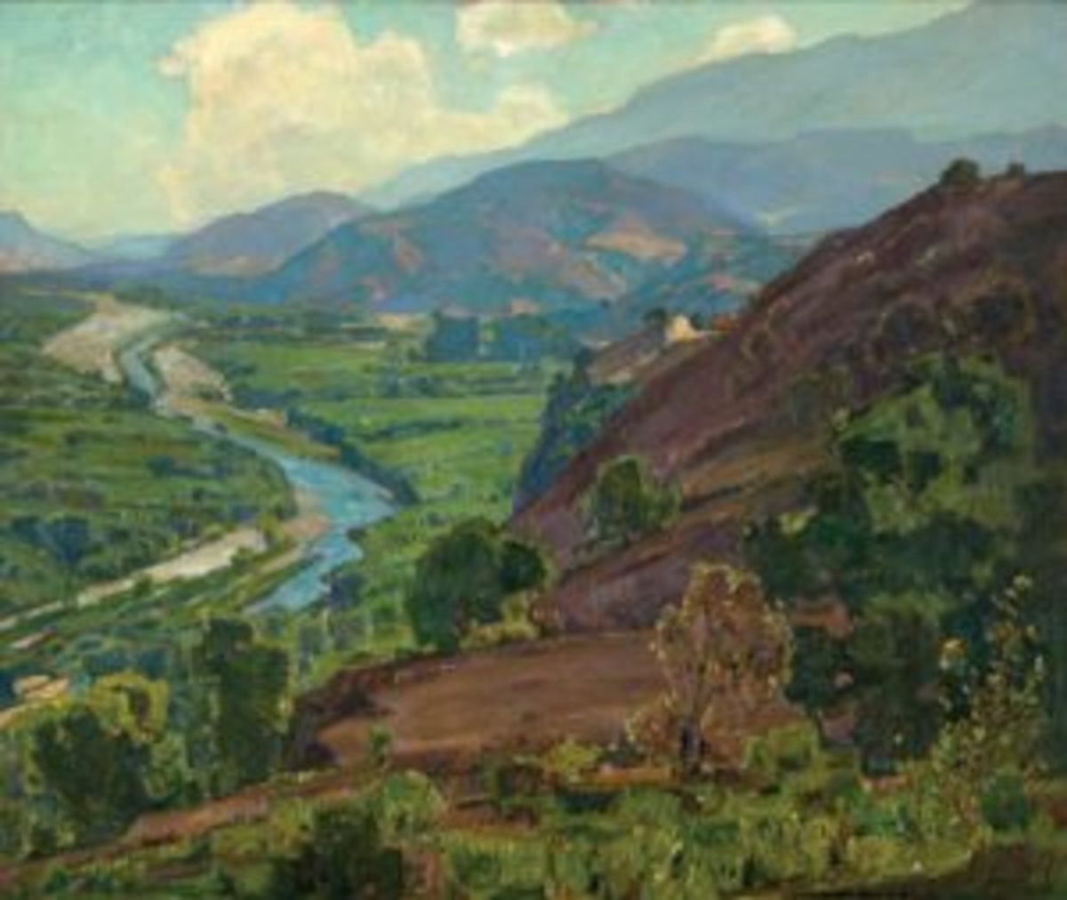 Santa Ana Canyon painting