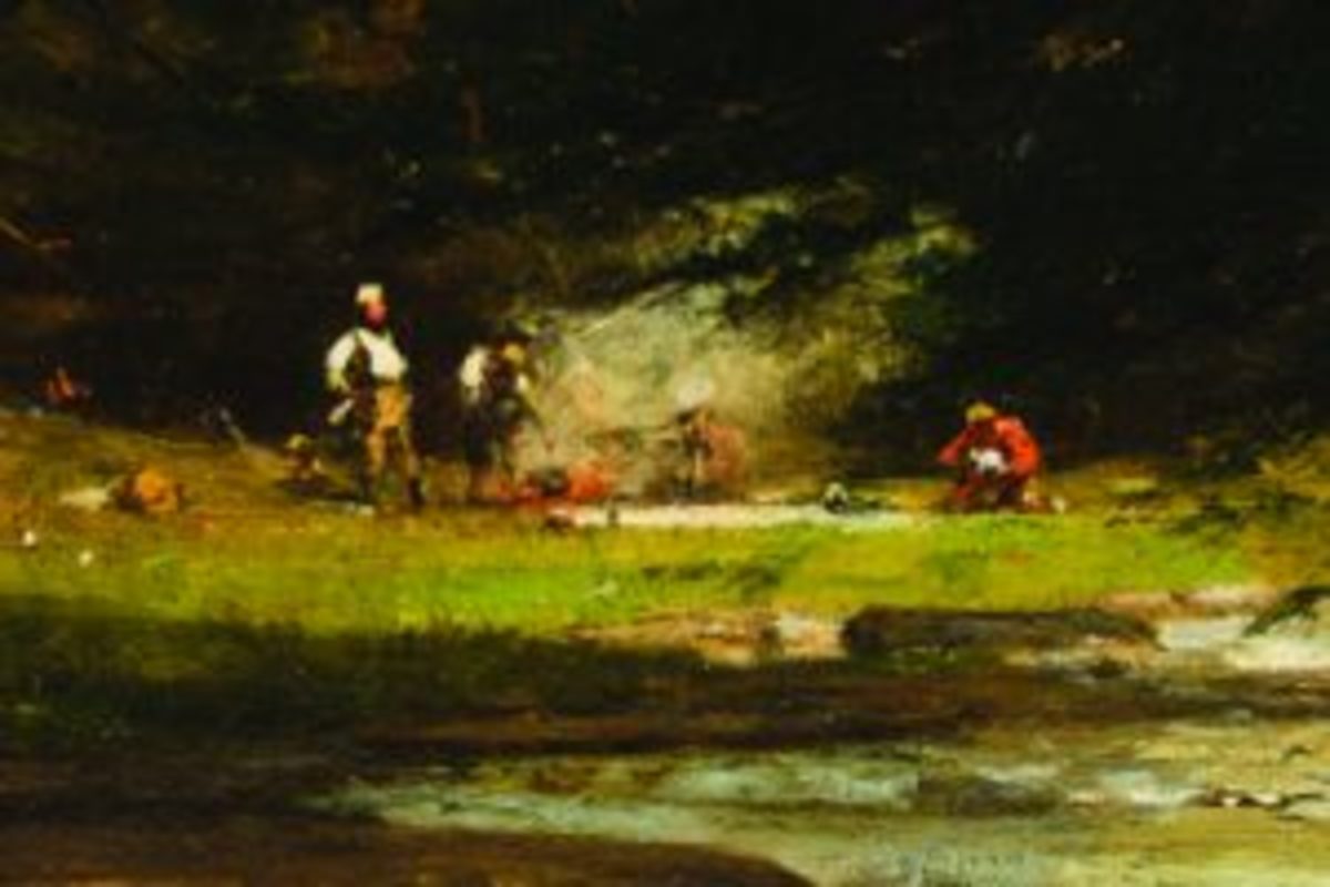 Whittredge oil painting