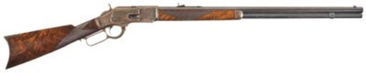 Winchester Deluxe Model 1873 firearm