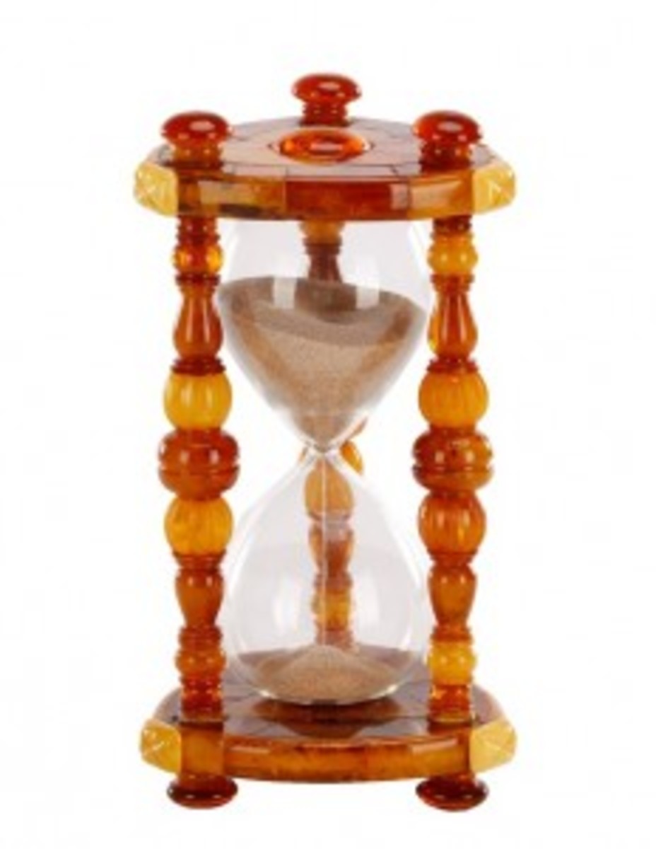 Amber hourglass