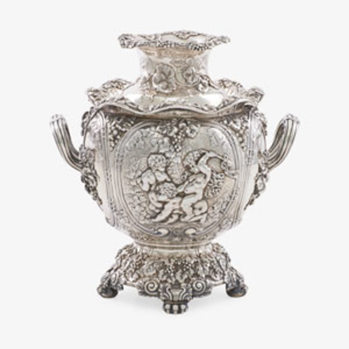  Tiffany & Co. sterling silver wine cooler; estimate: $26,000-$32,000. Images courtesy of Rago