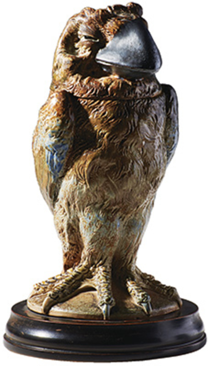  This bird looks smugly proud of itself after selling for $50,000.