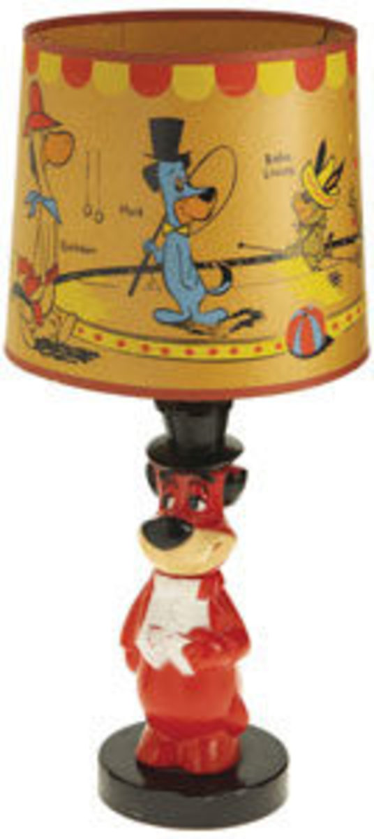  Huckleberry Hound lamp, 1960. Image courtesy of Heritage Auctions