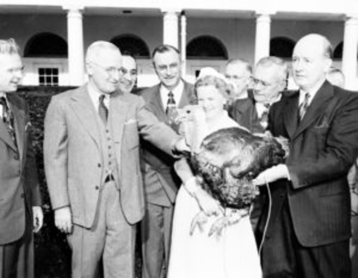  Harry S. Truman is the first president who was officially given a turkey by the National Turkey Federation in 1947 as part of the National Thanksgiving Turkey Presentation.