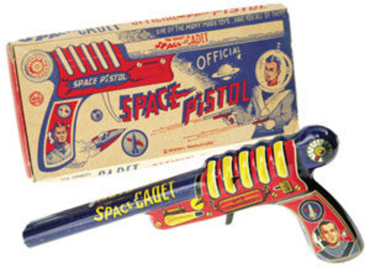  Tom Corbett Space Cadet Space Pistol, 1953. Image courtesy of Heritage Auctions