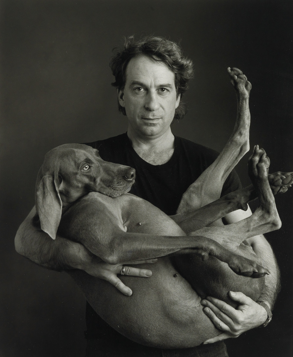 "William Wegman with Fay Ray," a 1988 photograph by Annie Leibovitz, sold at auction for $5,000.
