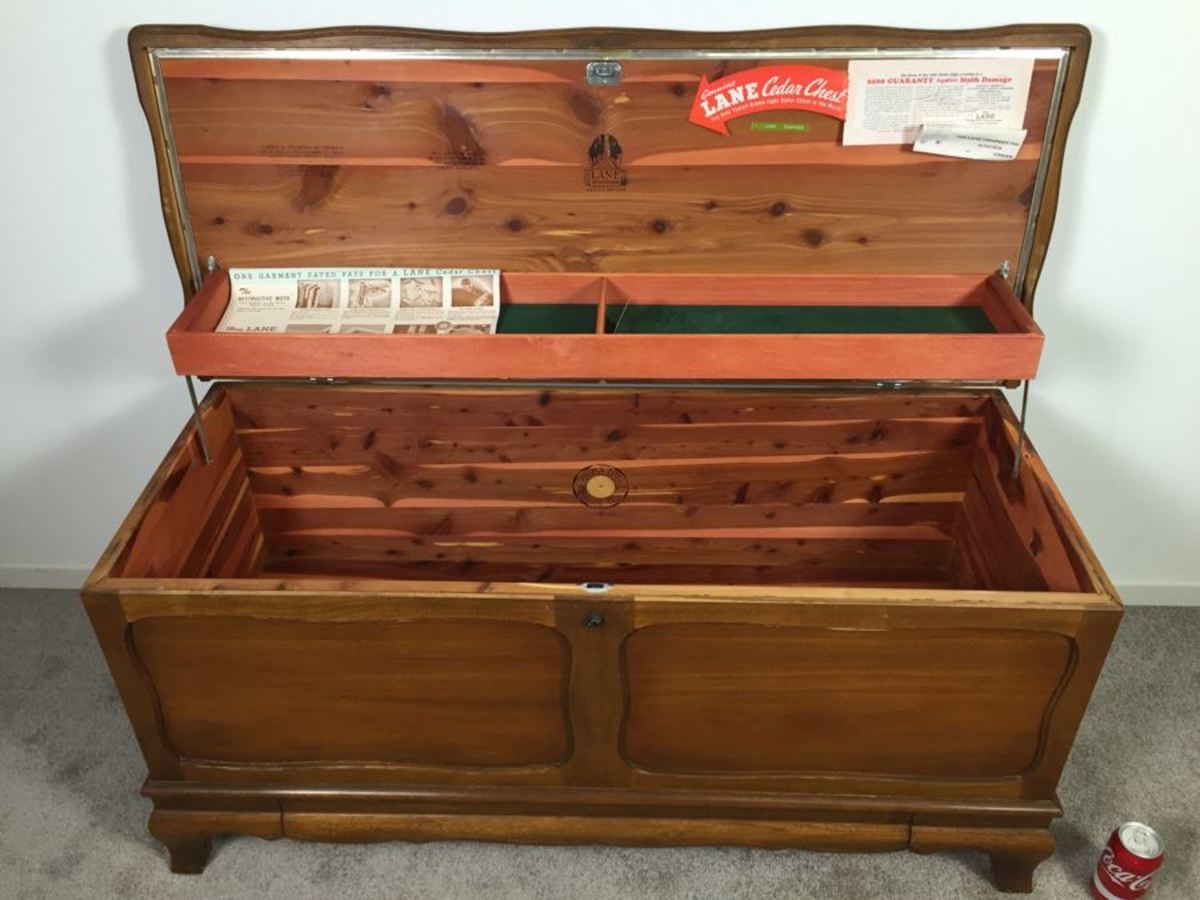 Vintage Wardrobe Trunk, Built-In Jewelry Tray