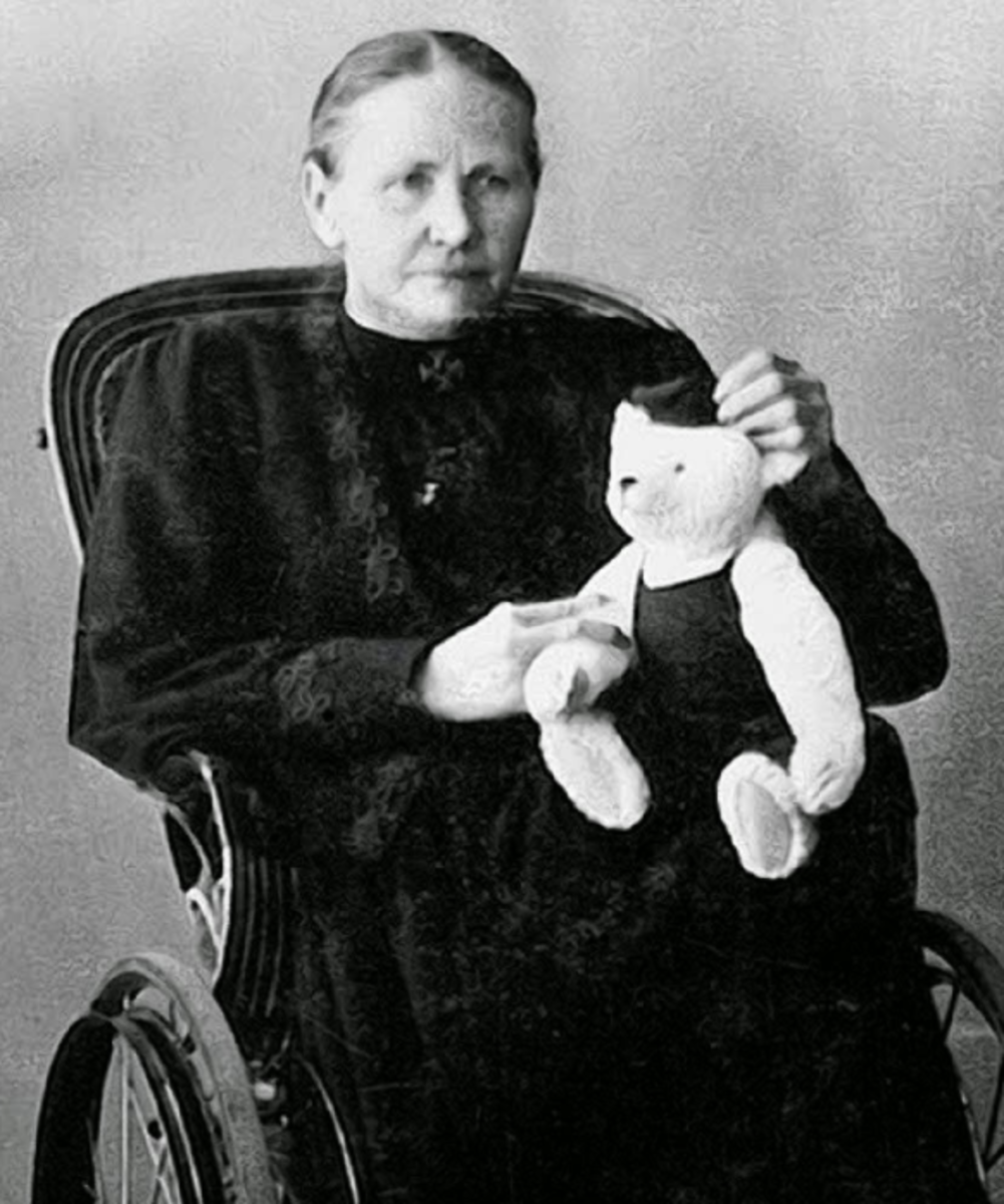 Seamstress Margarete Steiff, who sewed the world’s first plush toy (an elephant pincushion), founded the Steiff company in 1880.