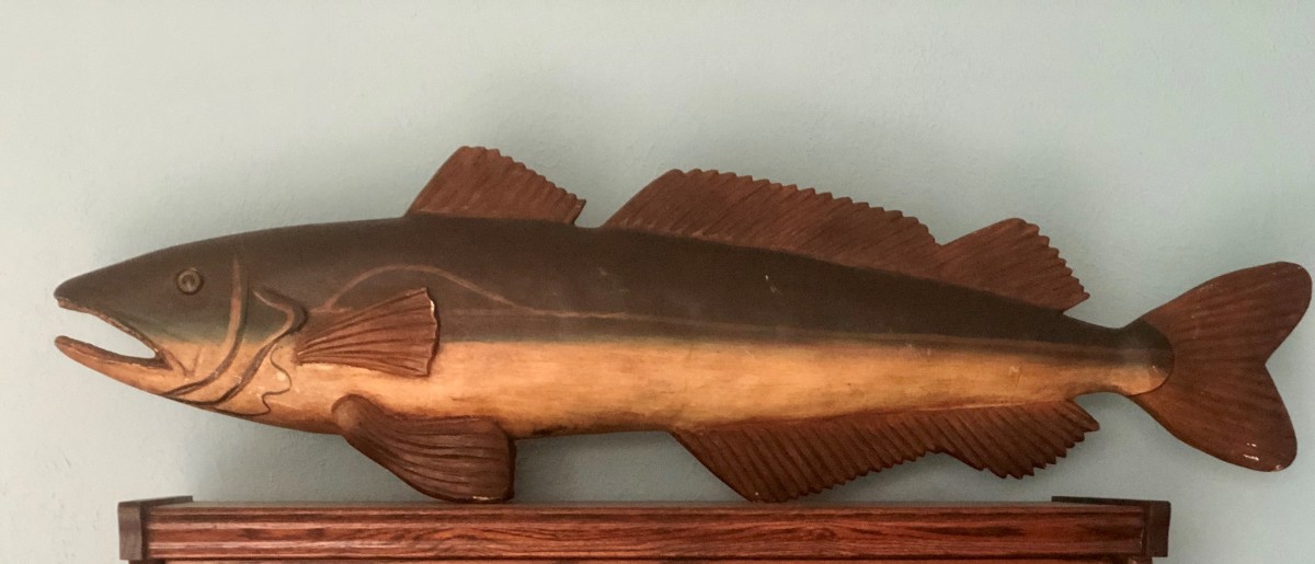 A four-foot-long trade sign in the shape of a fish seemed like a good purchase at the time. But once Bradley got it home? Not so much.