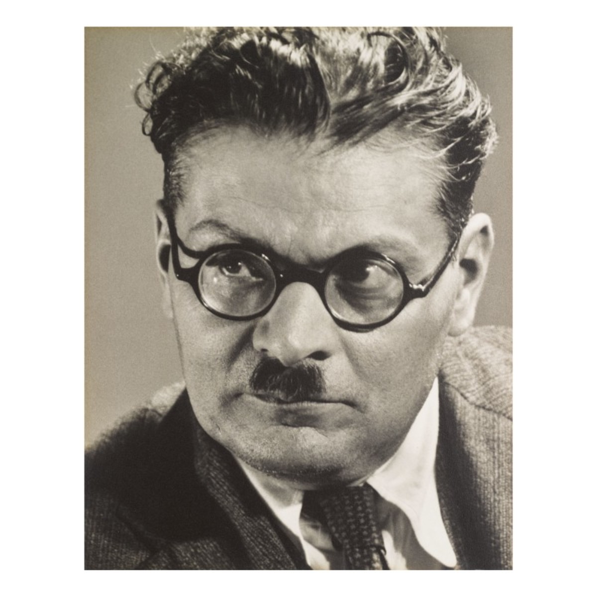 At an auction on April 4, Sotheby’s is offering this portrait, Jose Clemente Orozco, New York, taken by Abbott in 1935. Estimate: $7,000-$10,000. Orozco was a Mexican caricaturist and painter, who specialized in political murals. Abbott said of this photo: “Orozco was in New York in the 1930s for a meeting of the Artists’ Congress. I saw him and was impressed with the strength of his face and asked to take his portrait. I was living on Fifty-third Street, across from the Museum of Modern Art. He came by and sat for me; it was one of the few times I asked anyone to pose for me after I returned to New York.”