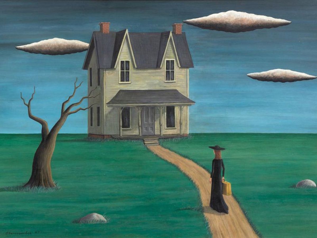 Coming Home, a 1947 painting purportedly by Gertrude Abercrombie, is one of the works now suspected to be a forgery.