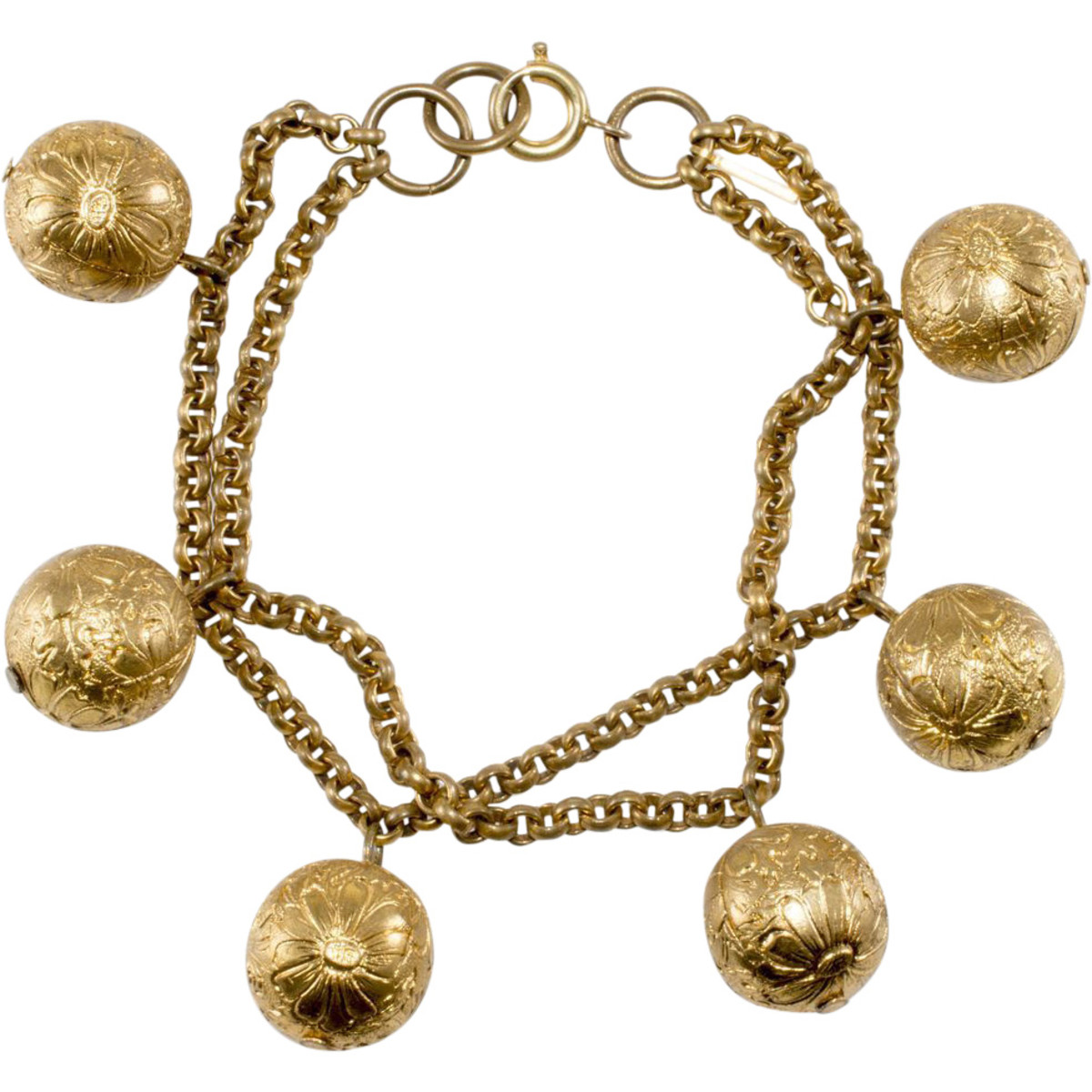 Monet Jewelers “Hindu Bells” bracelet, 1937.