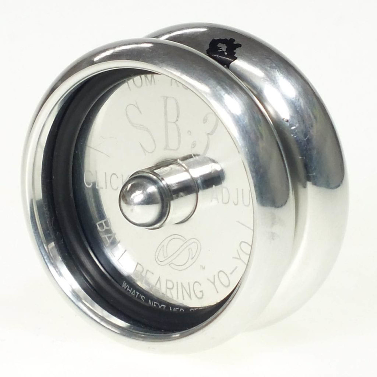 A Tom Kuhn Silver Bullet 3. Kuhn’s ball-bearing Silver Bullet models, which came out in 1984, were the first yo-yos to feature a full-metal body machined out of aircraft-grade aluminum.