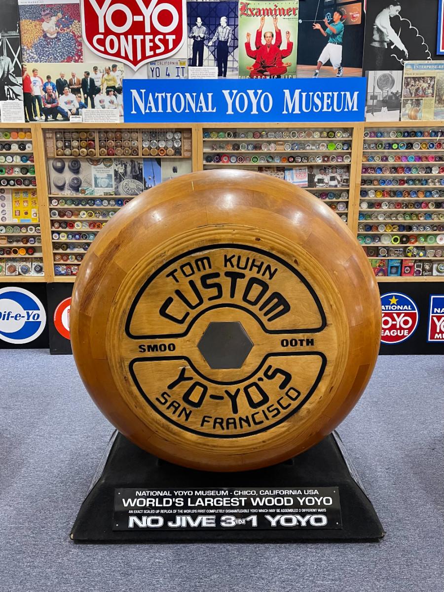 The world’s largest yo-yo is a popular museum attraction.