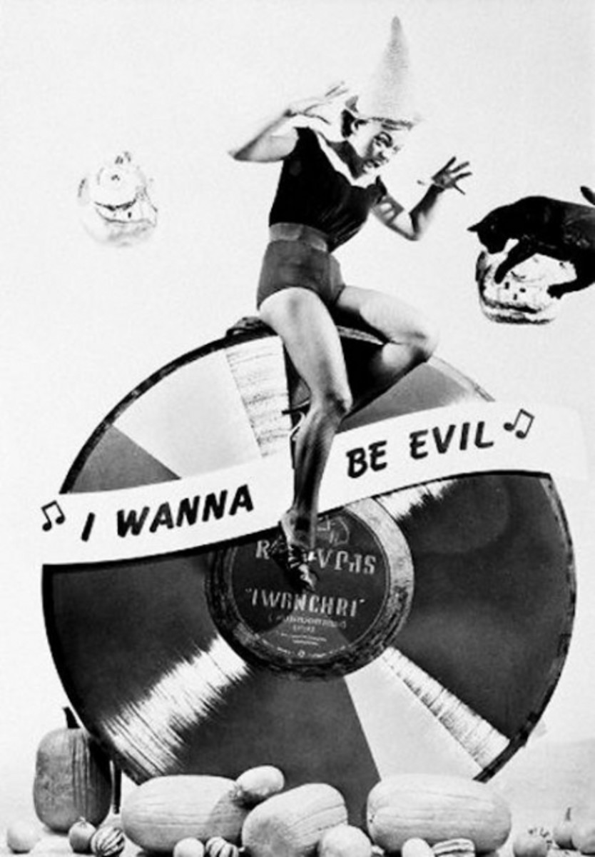 This promo shot of Eartha Kitt for her 1954 single, “I Want To Be Evil,” is the cat's meow.