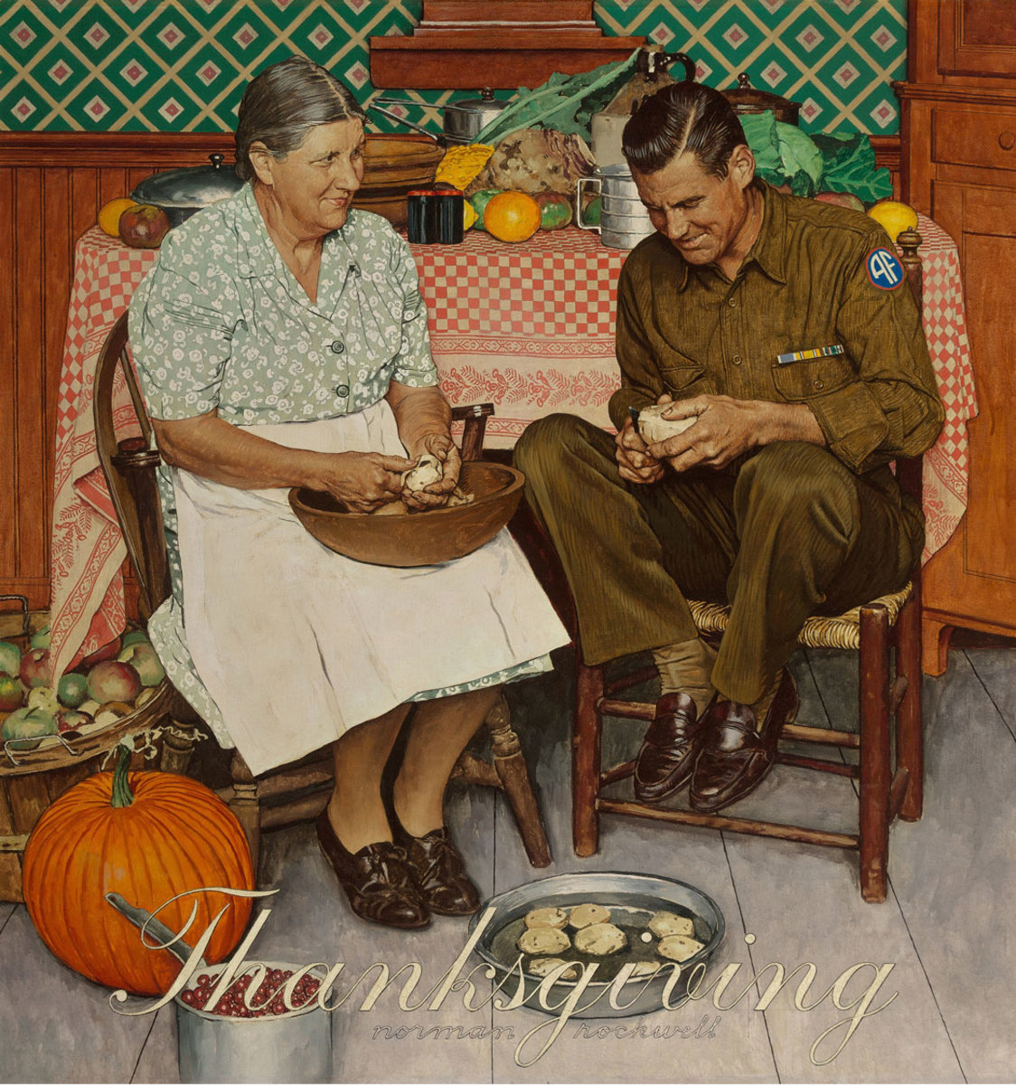Norman Rockwell Home For Thanksgiving