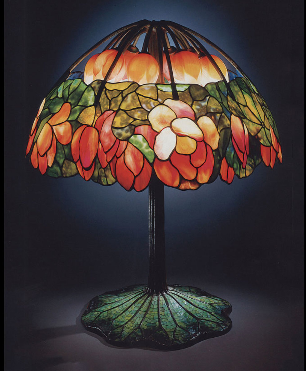 Tiffany Lotus Lamp