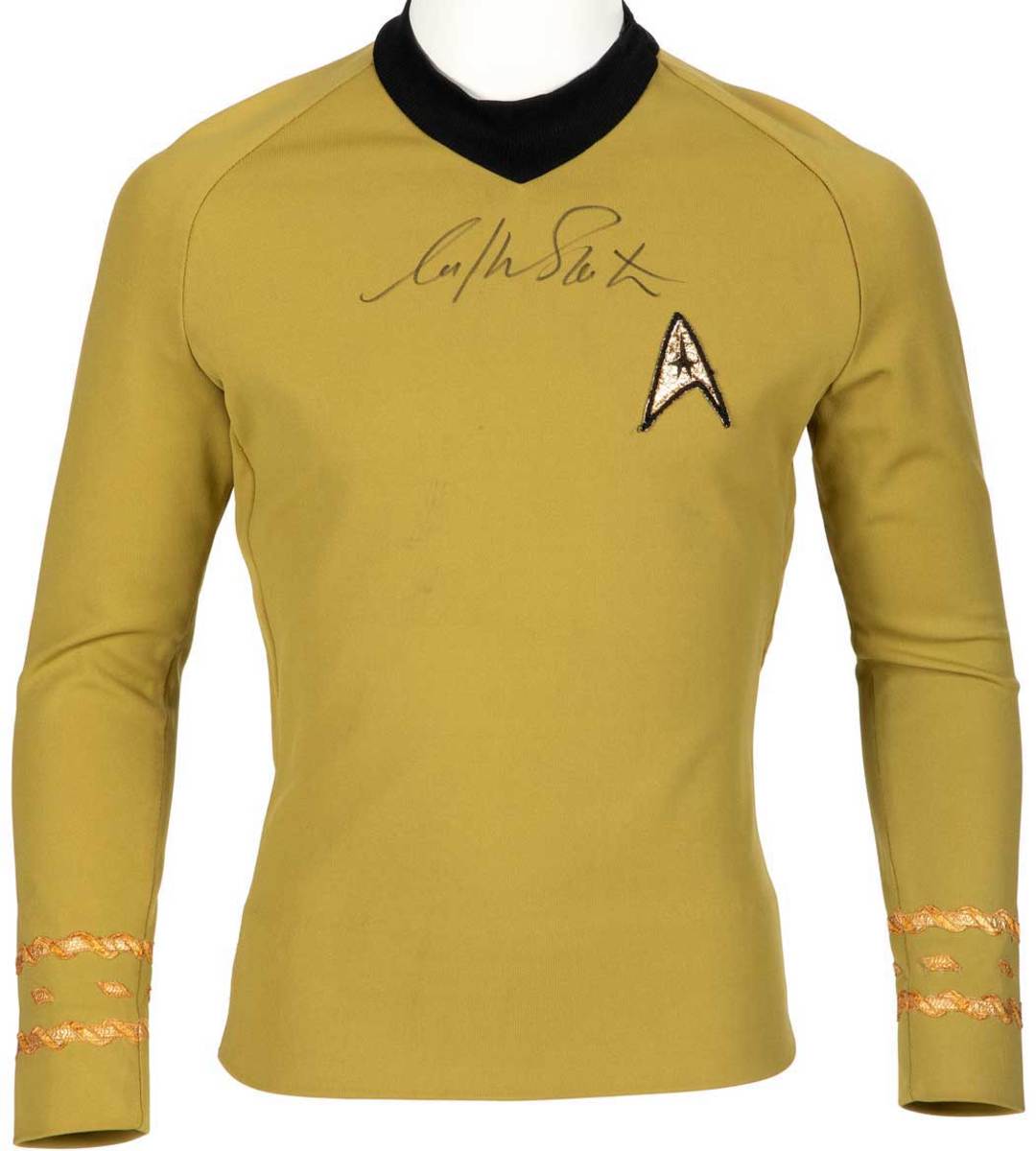 William Shatner autographed Star Trek tunic