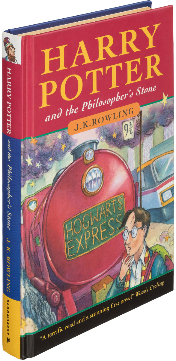 After selling for a record $417,000, this copy of Harry Potter and the Philosopher's Stone is now the most expensive book on the boy wizard ever, and the most expensive commercially printed fictional book of the 20th century.