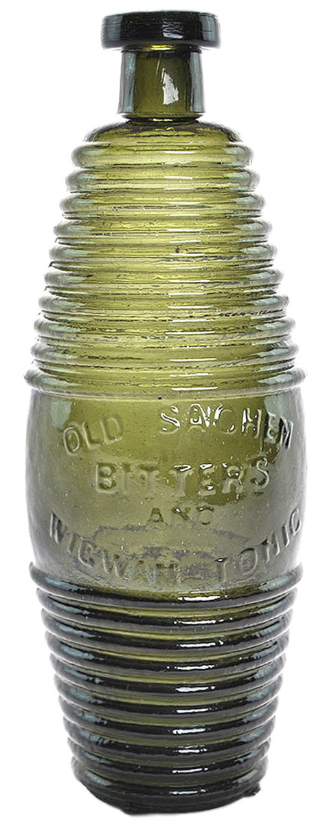 Old Sachem Bitters and Wigwam Tonic bottle; estimate: $20,000-$30,000.