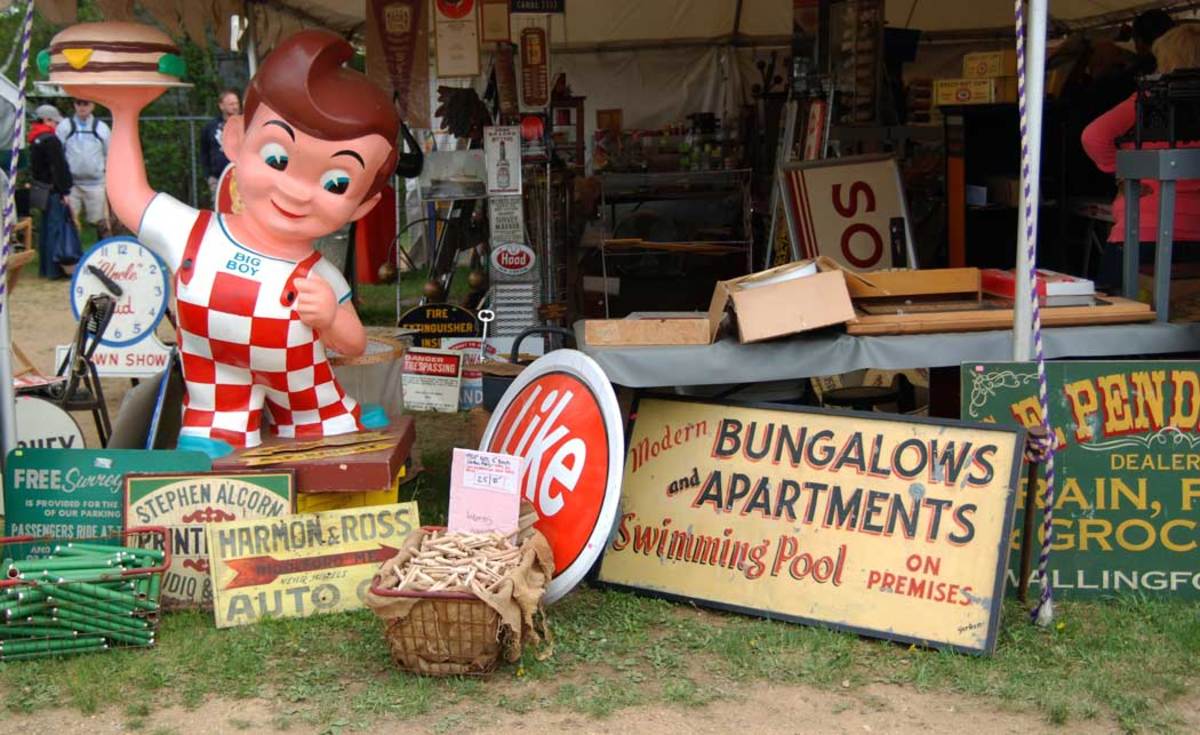 Brimfield offers a festival of fun, often surprising visitors with whimsical delights.