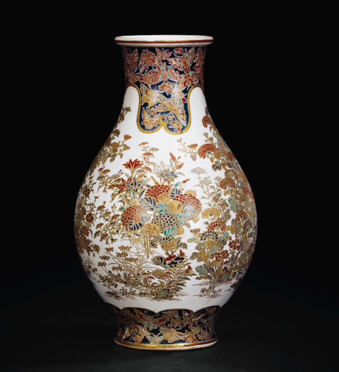 Satsuma vase japanese vintage Vintage Hand