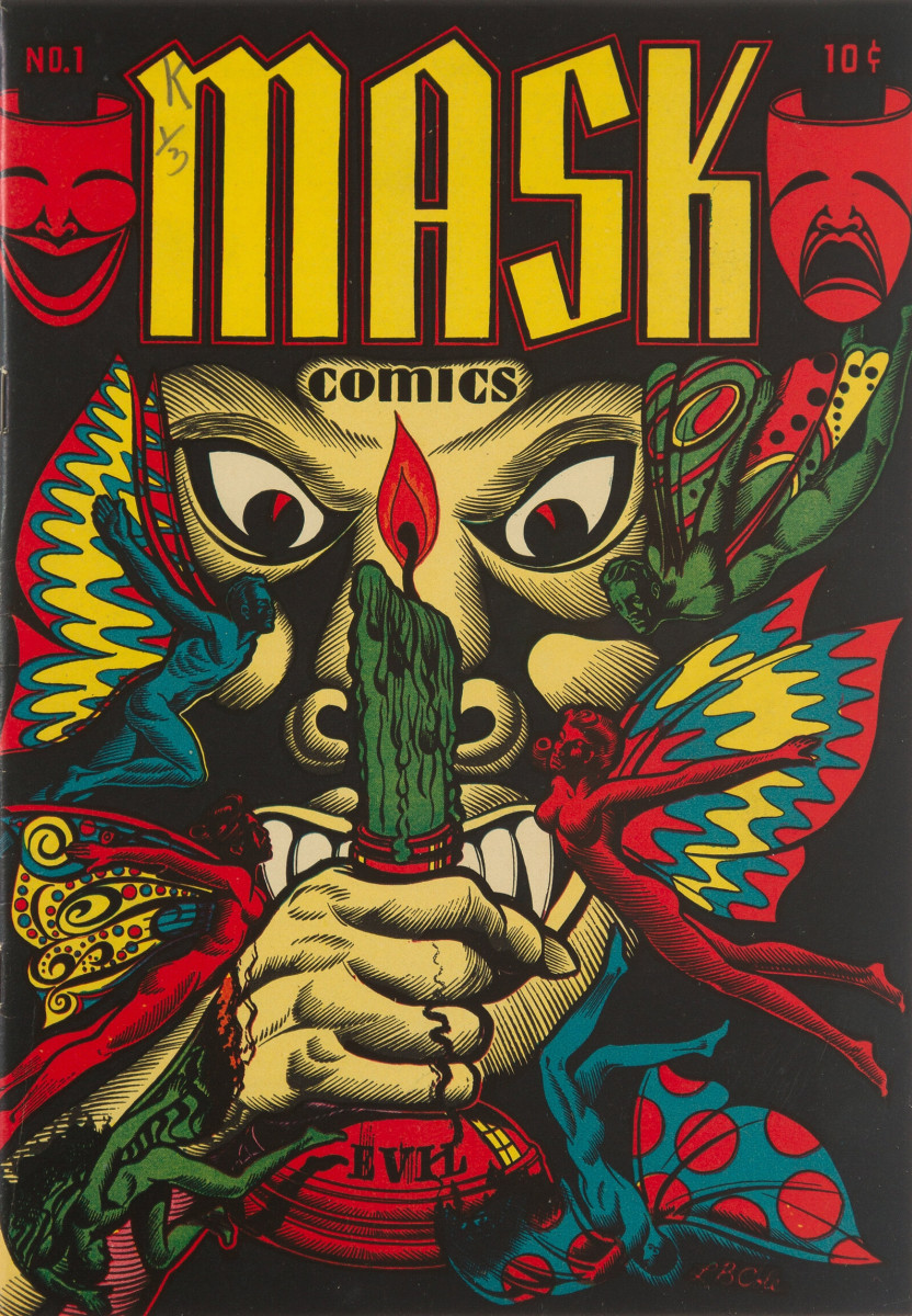 Mask Comics No. 1, published in 1945 and featuring L.B. Cole’s striking artwork, sold for $102,000.