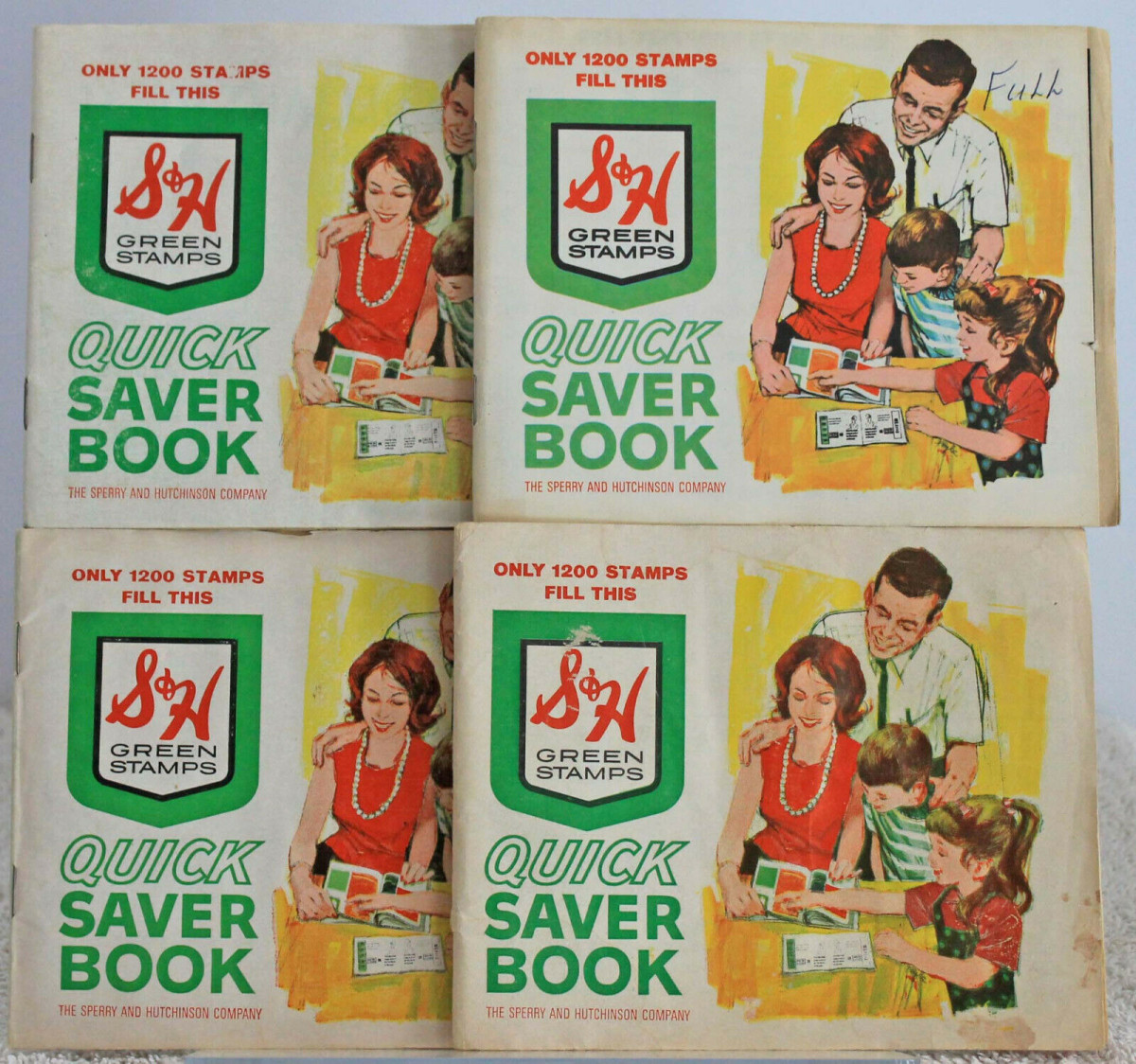 eBay seller mrneverending offered four stamp books for sale at $12 each.