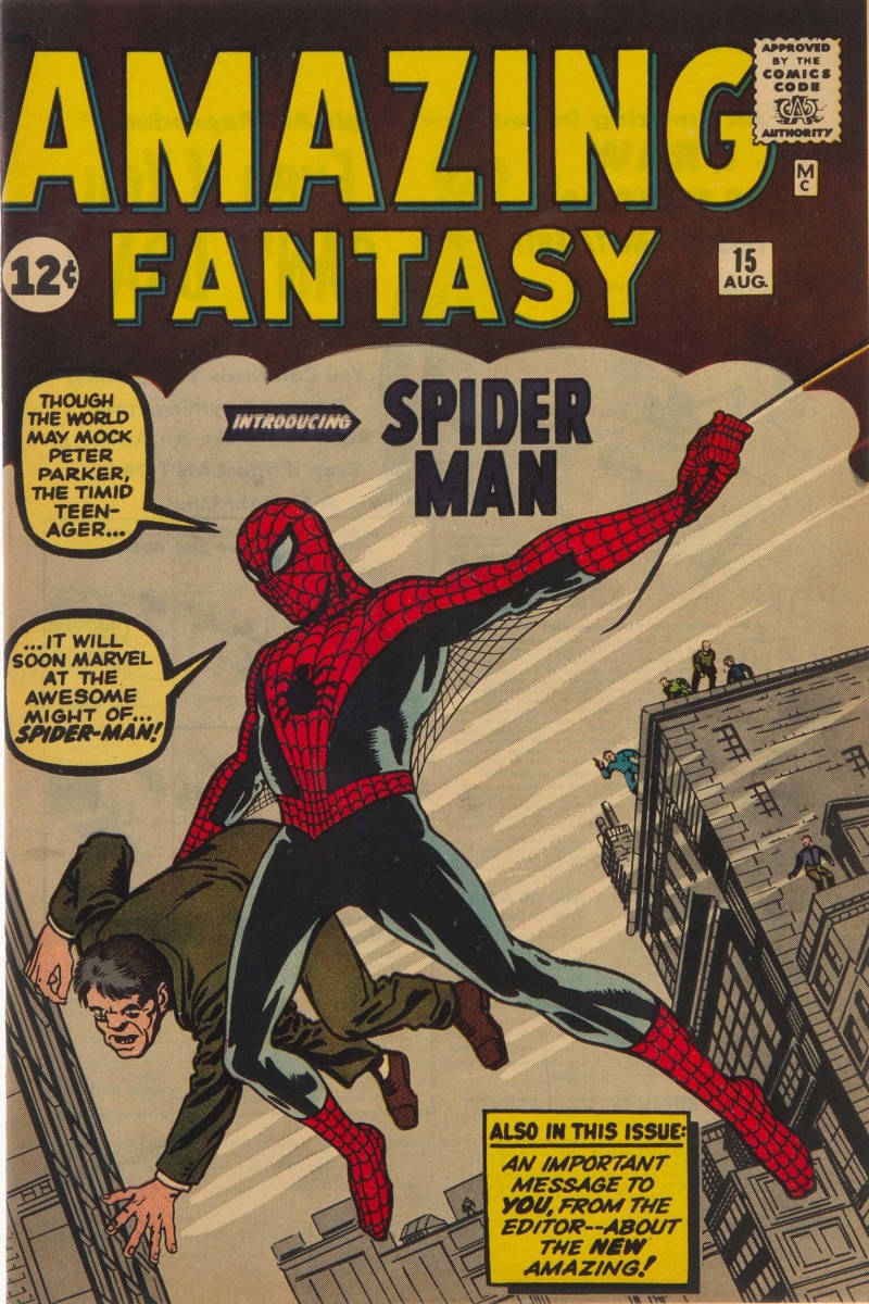 Amazing Fantasy #15 (Marvel, 1962) CGC NM+ 9.6, is now the most expensive comic book in the world, after selling for a record $3.6 million.