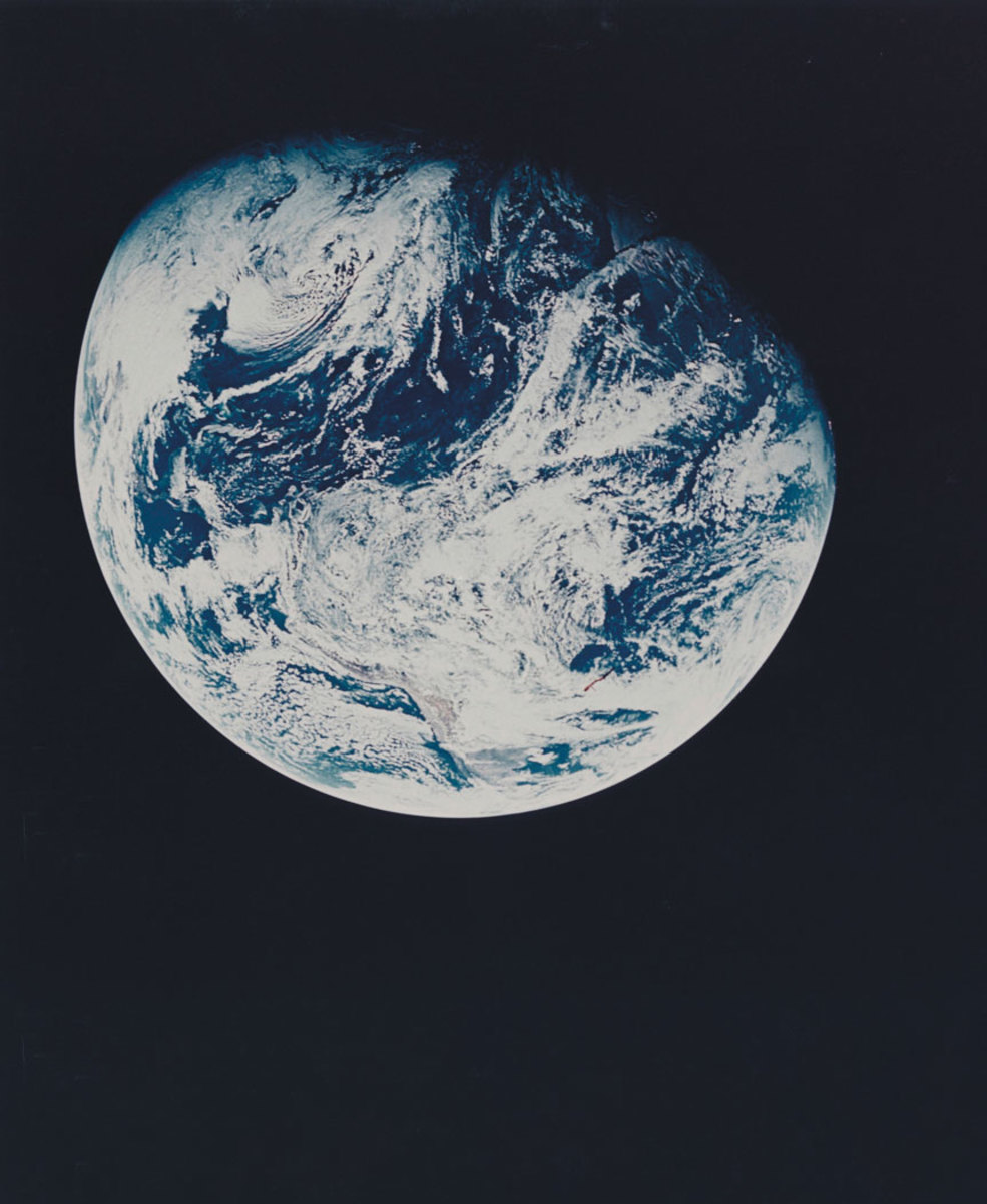 Apollo 8 photograph of Earth