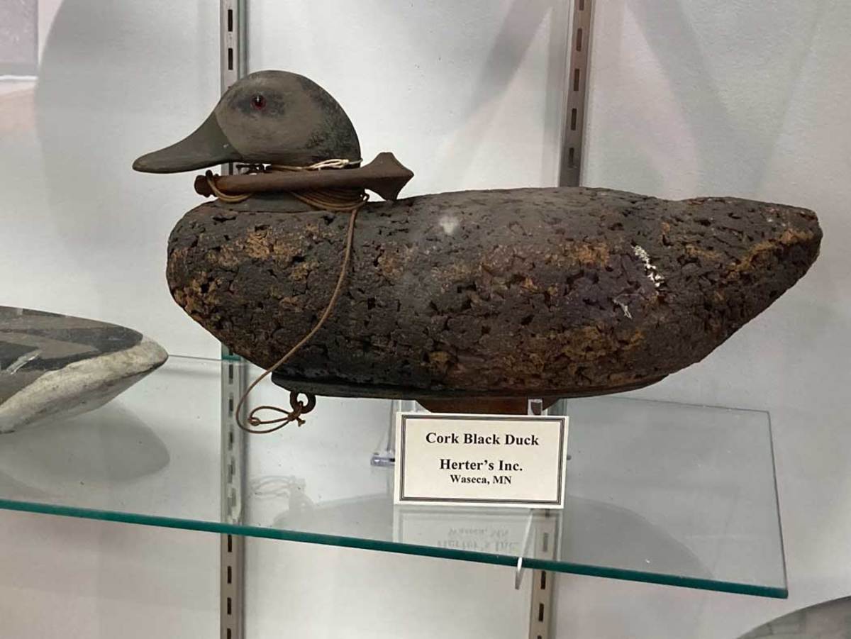 Cork duck decoy