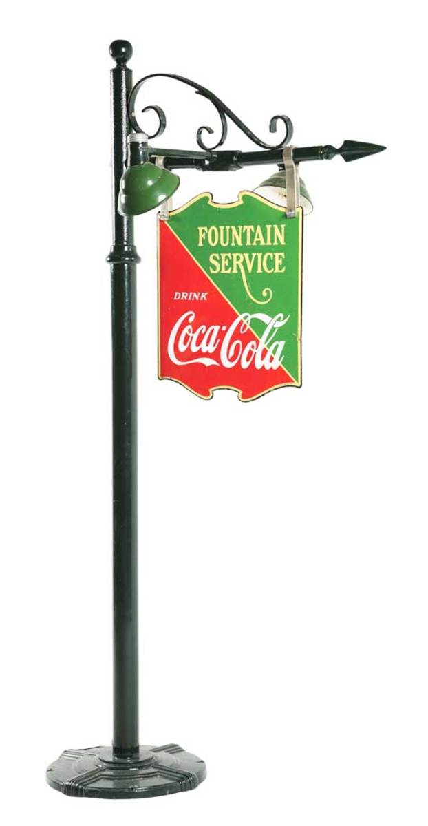 'Fountain Service Coca-Cola' sign