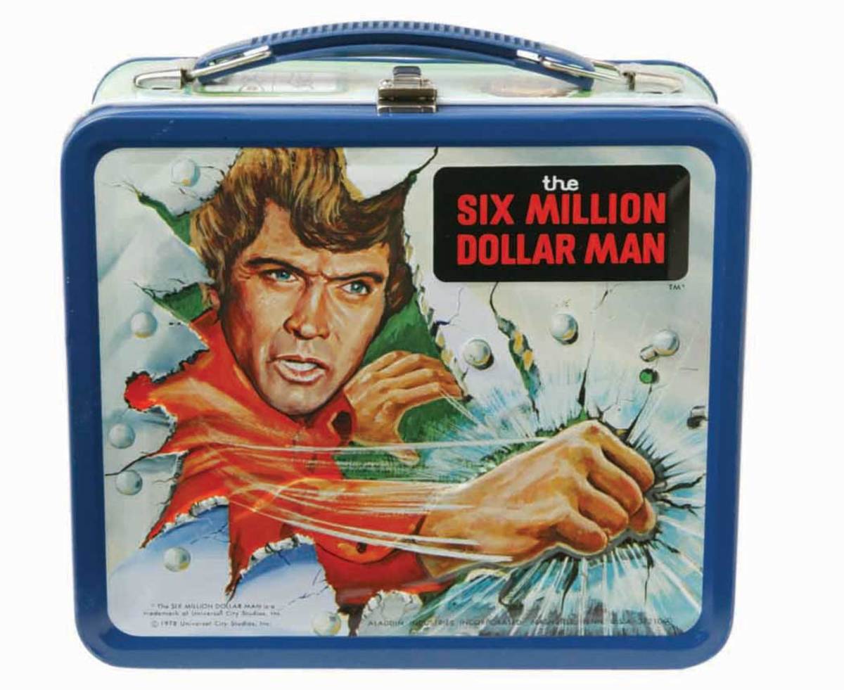 Six Million Dollar Man lunch box