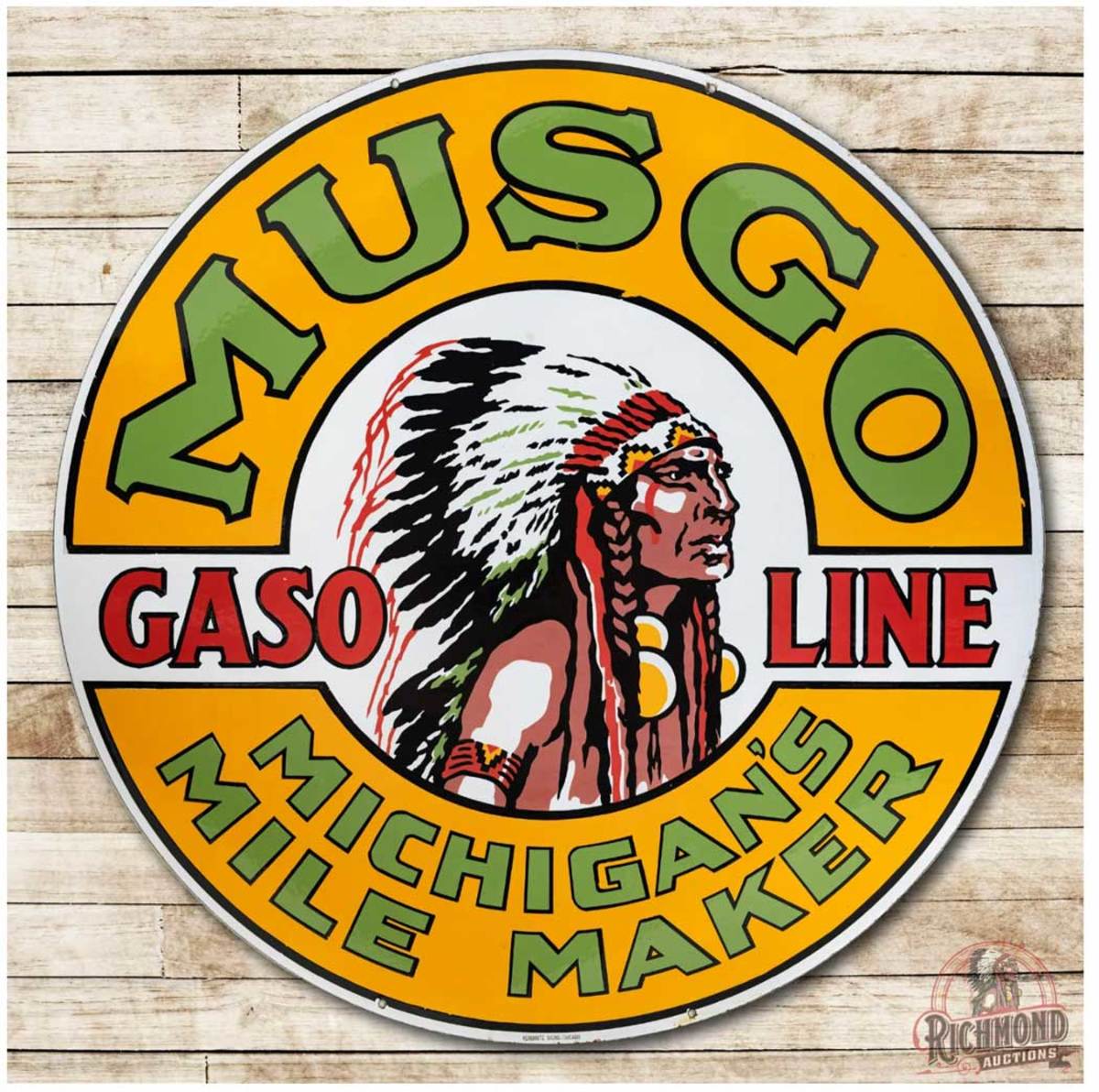 Musgo gas sign