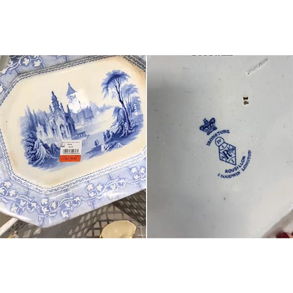 $4 Goodwill Platter is a Priceless Piece of History
