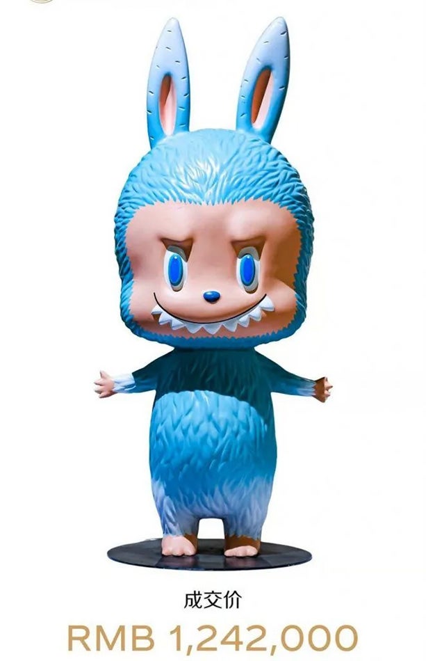 From a Blind Box to Big Bucks as a Human-Sized Labubu Figure Sells