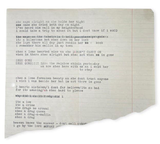 Lost Bob Dylan Draft Found in Book
