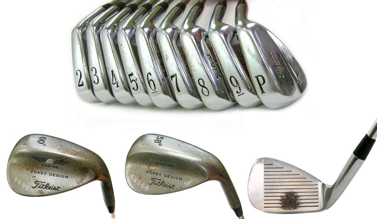ゴルフの歴史 GOLF Woods,Irons and Memorabilia Woods' 'Tiger Slam' Irons Sell For More Than $5M at Golden Age