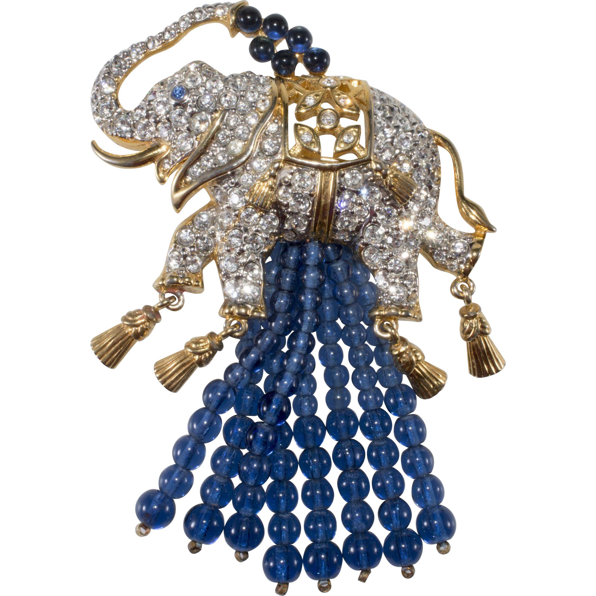 Elizabeth Taylor for Avon エレファント ブローチ Vintage Elizabeth Taylor for Avon ELEPHANT Indian Collection
