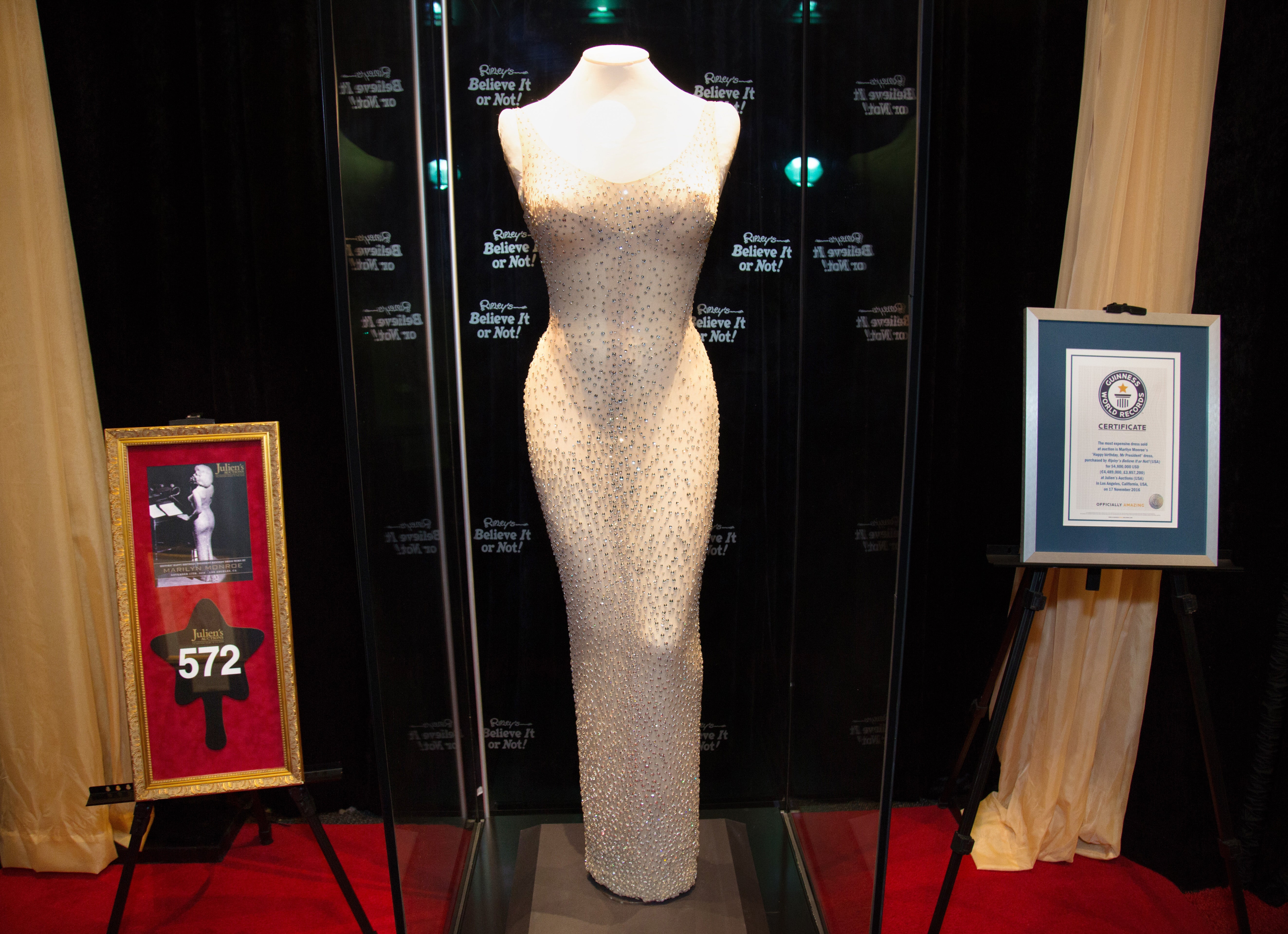 Marilyn's 'Happy Birthday, Mr. President' Dress Sells for $4.8M