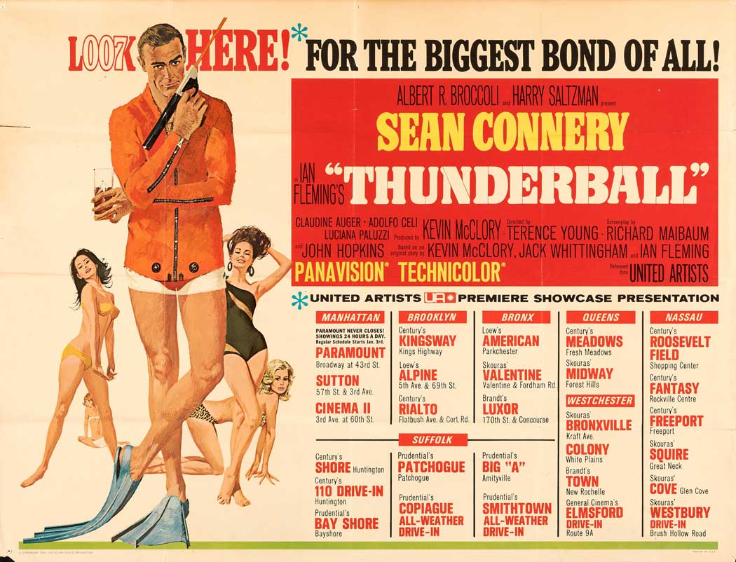 James Bond Original 'Thunderball' Movie Art Sells for $335,500